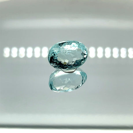 Natural Aquamarine 8.90 ct – Oval Cut, Untreated
