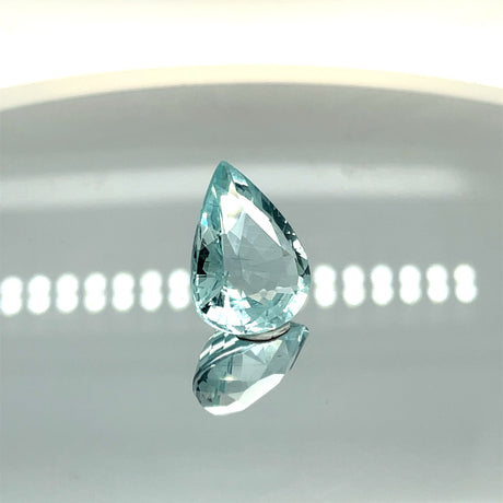 Natural Aquamarine 9.77 ct – Pear Cut, Untreated