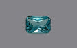 Natural Blue Apatite 3.92 ct – Greenish Blue, Octagonal Cut, Untreated
