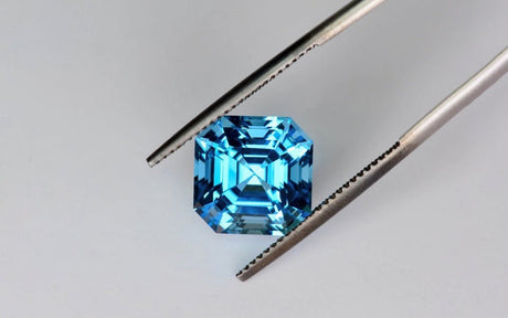 Natural Blue Topaz 8.21 ct – Custom Cut, VVS Clarity, Brazil