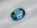 Natural Blue Zircon 1.32 ct – Oval Cut, Heated