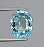 Natural Blue Zircon 4.80 ct – Oval Cut, Heated, Cambodia
