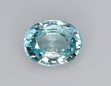 Natural Blue Zircon 4.80 ct – Oval Cut, Heated, Cambodia