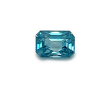 Natural Blue Zircon 5.34 ct – Cushion Cut, Untreated