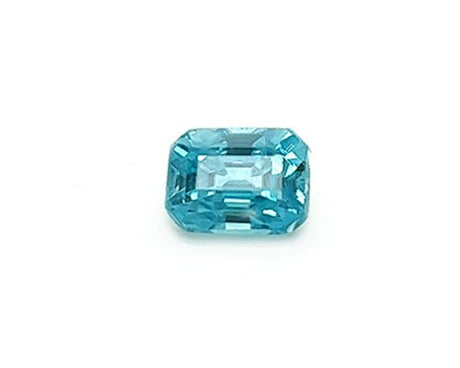 Natural Blue Zircon 5.43 ct – Cushion Cut, Untreated