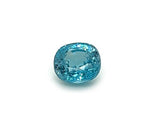 Natural Blue Zircon 6.14 ct – Cushion Cut, Untreated
