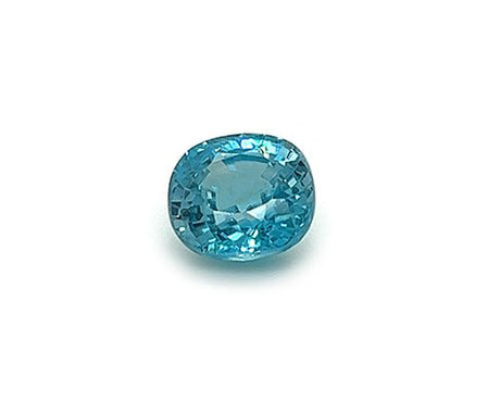 Natural Blue Zircon 6.14 ct – Cushion Cut, Untreated