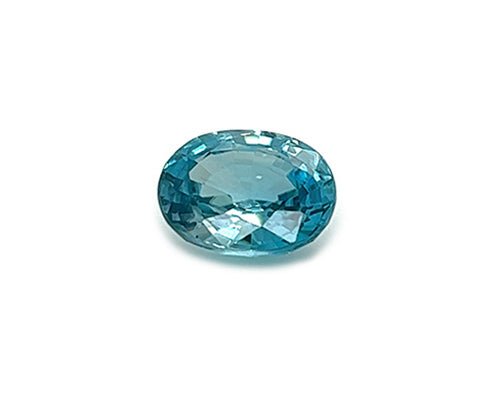 Natural Blue Zircon 6.82 ct – Cushion Cut, Untreated