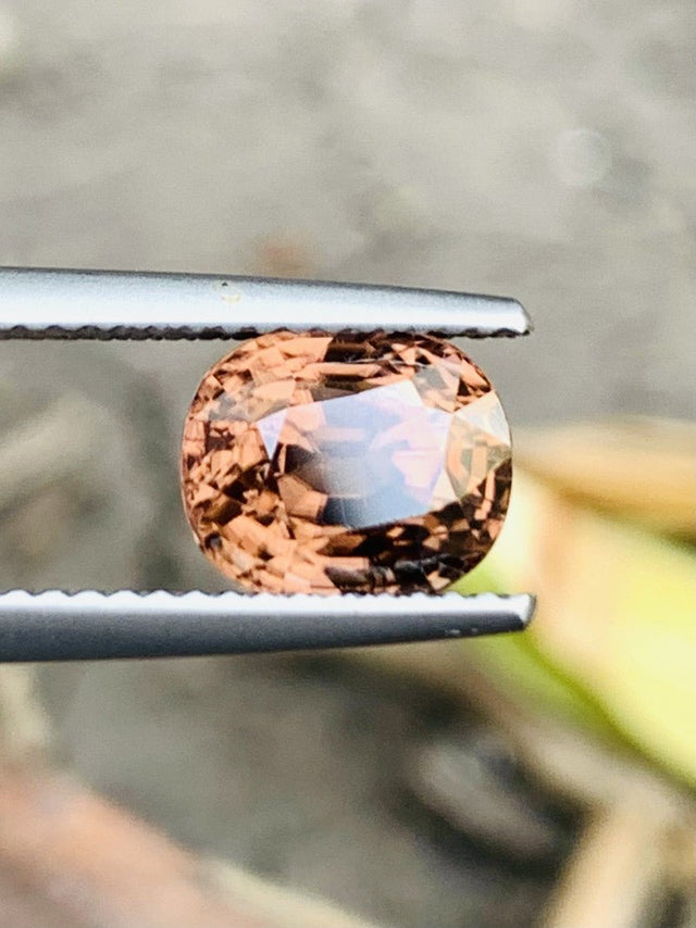 Natural Brown Zircon 3.75 ct – Oval Cut, Untreated