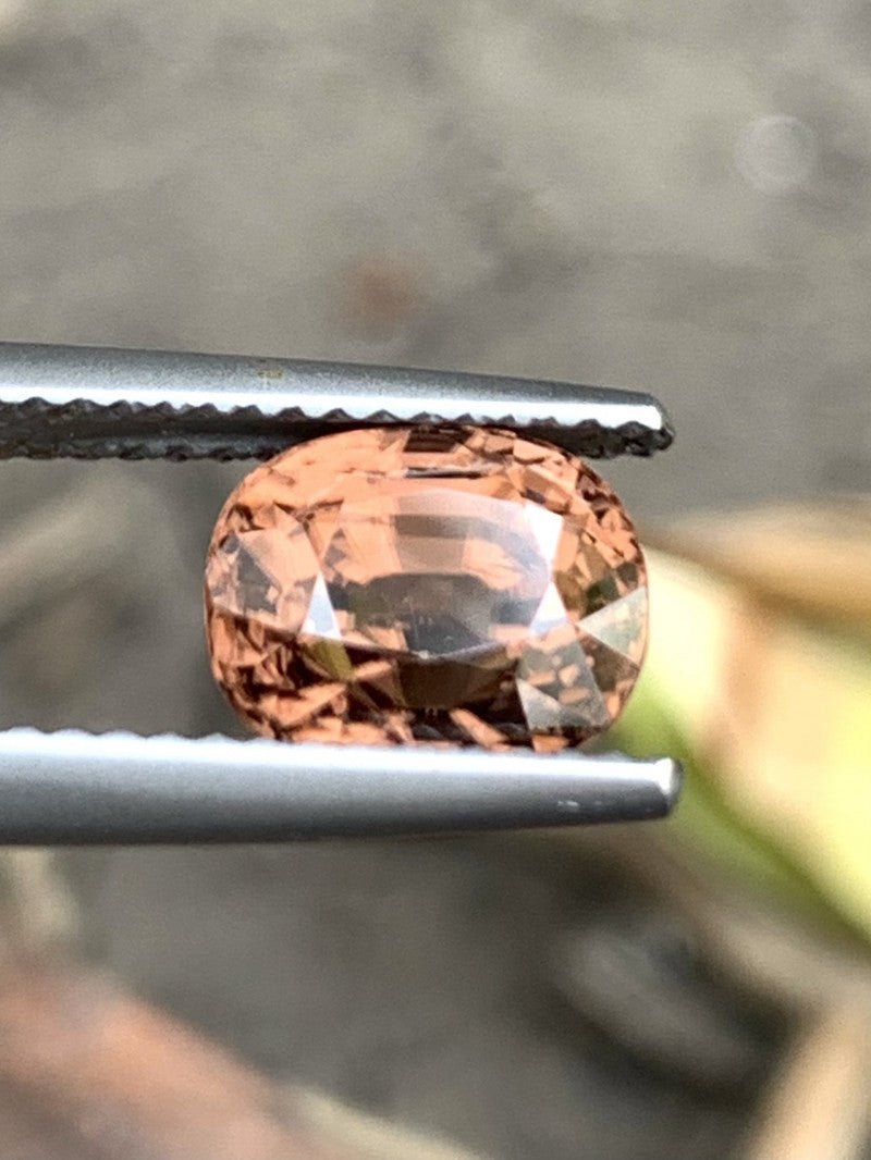 Natural Brown Zircon 3.75 ct – Oval Cut, Untreated