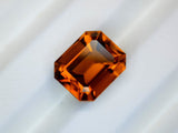 Natural Citrine 11.45 ct – Emerald Cut, Heated