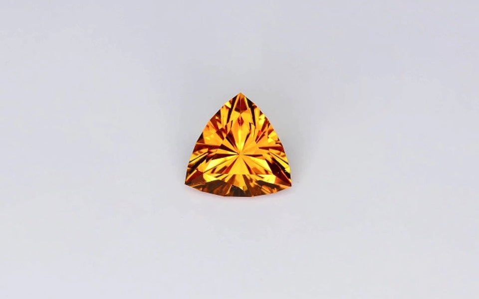 Natural Citrine 1.19 ct – Trilliant Cut, Heated