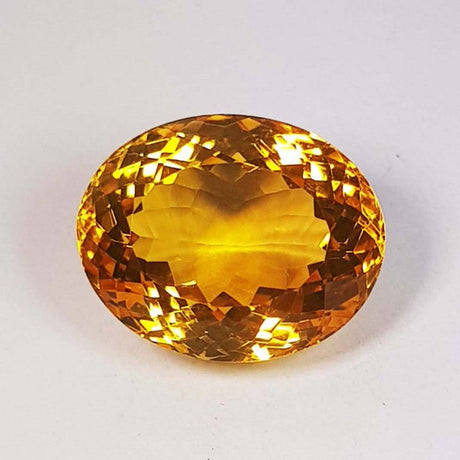 Natural Citrine 15.95 ct – Oval Cut, Heated, ČGL Certified