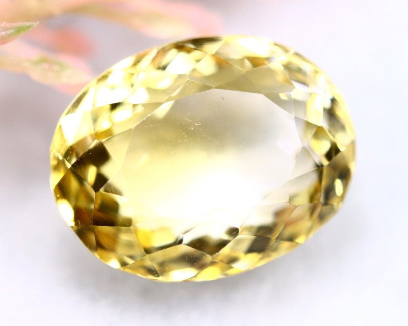 Natural Citrine 16.22 ct – Oval Cut, Heated
