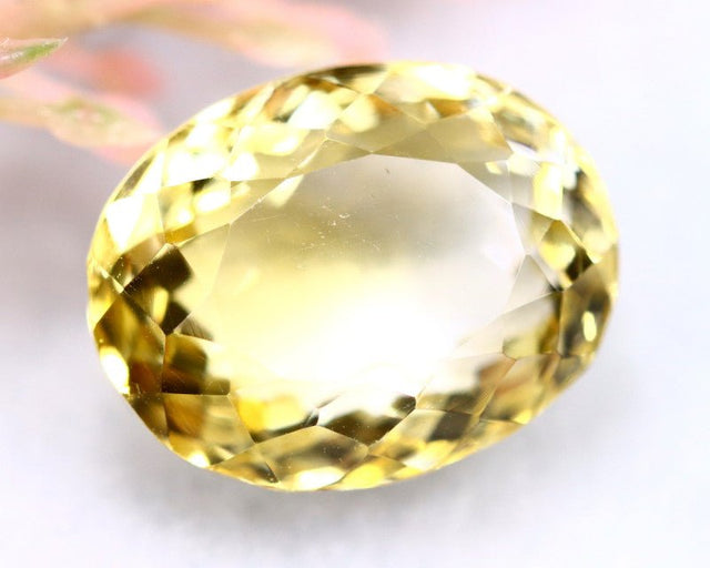 Natural Citrine 16.22 ct – Oval Cut, Heated