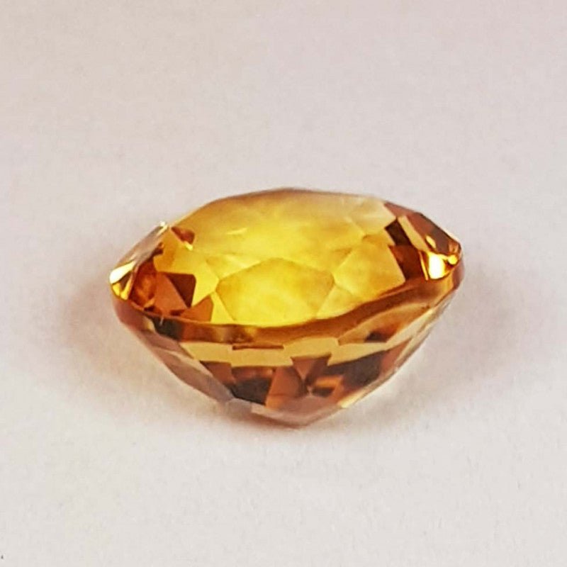 Natural Citrine 1.91 ct – Round Cut, Heated
