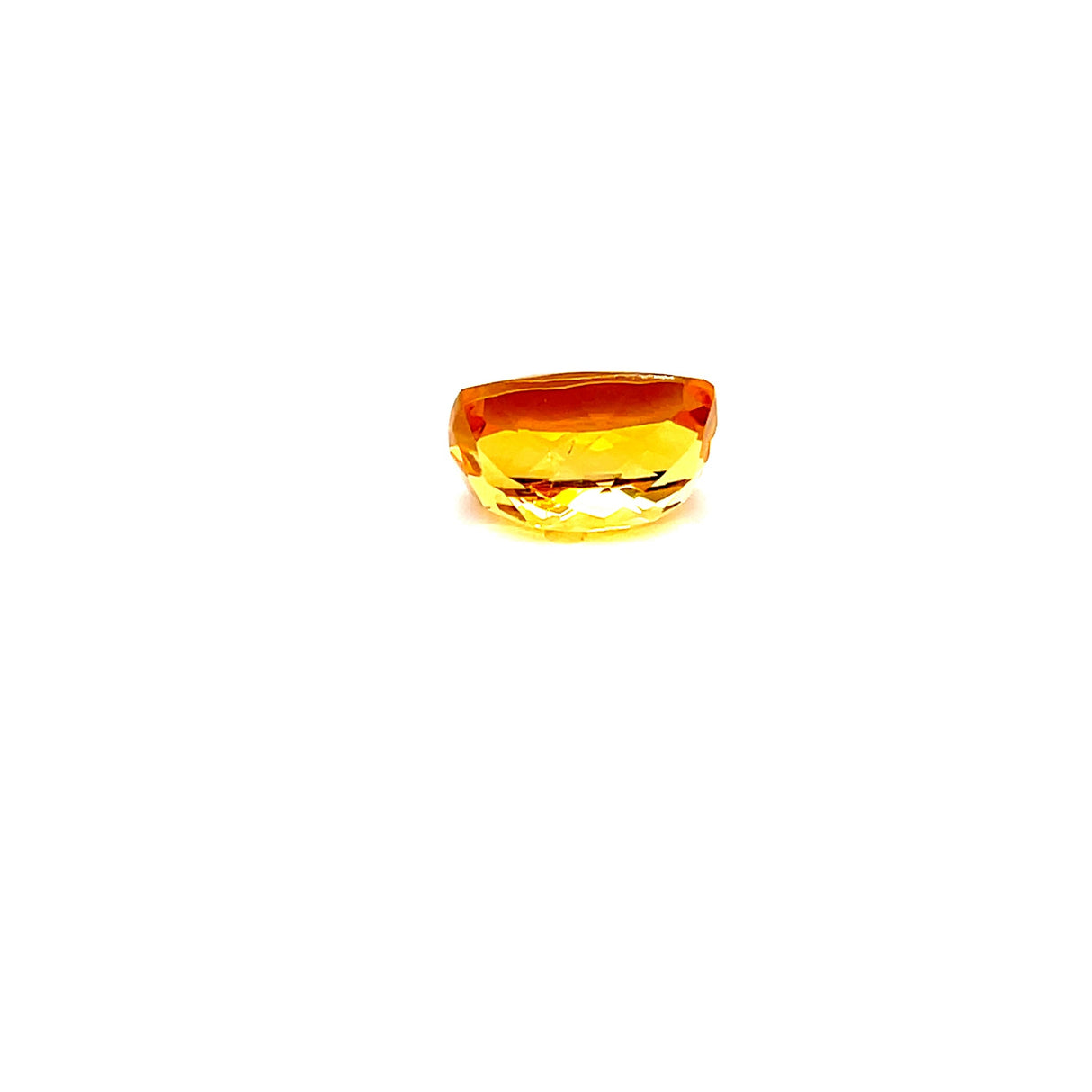 Natural Citrine 5.25 ct – Cushion Cut, Heated, ČGL Certified