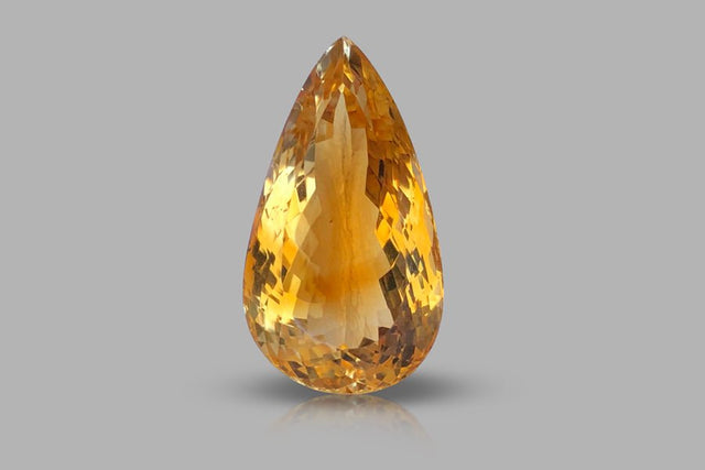 Natural Citrine 55.70 ct – Pear Cut, Untreated