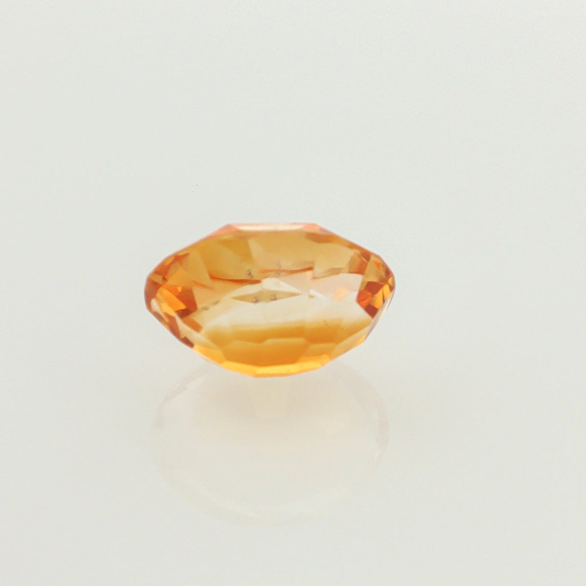 Natural heated citrine, yellow, oval cut, 6.84 ct, loose gemstone, view 3.