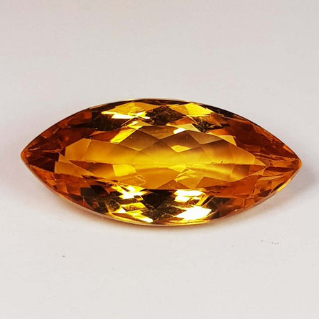 Natural Citrine 6.27 ct – Marquise Cut, Heated