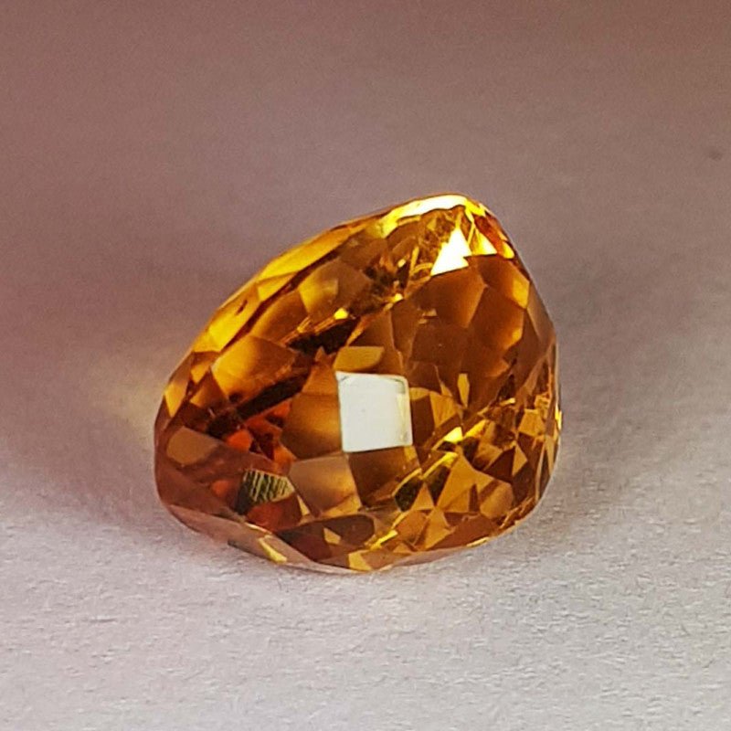 Natural Citrine 6.74 ct – Oval Cut, Heated