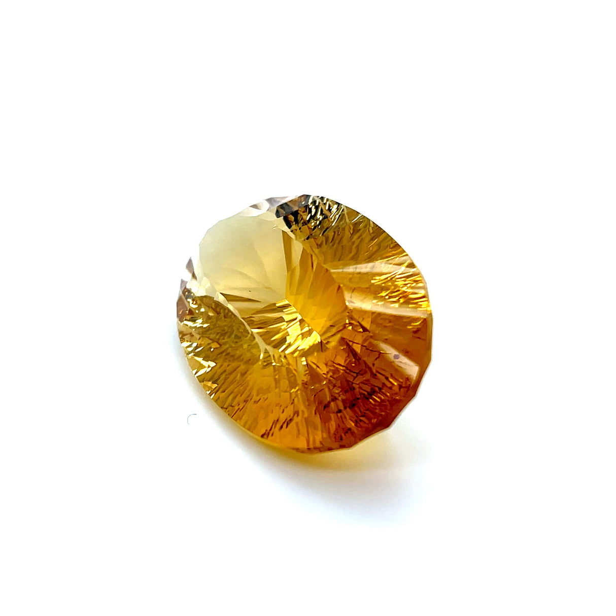 Natural Citrine 73.30 ct – Oval Cut, Heated, ČGL Certified