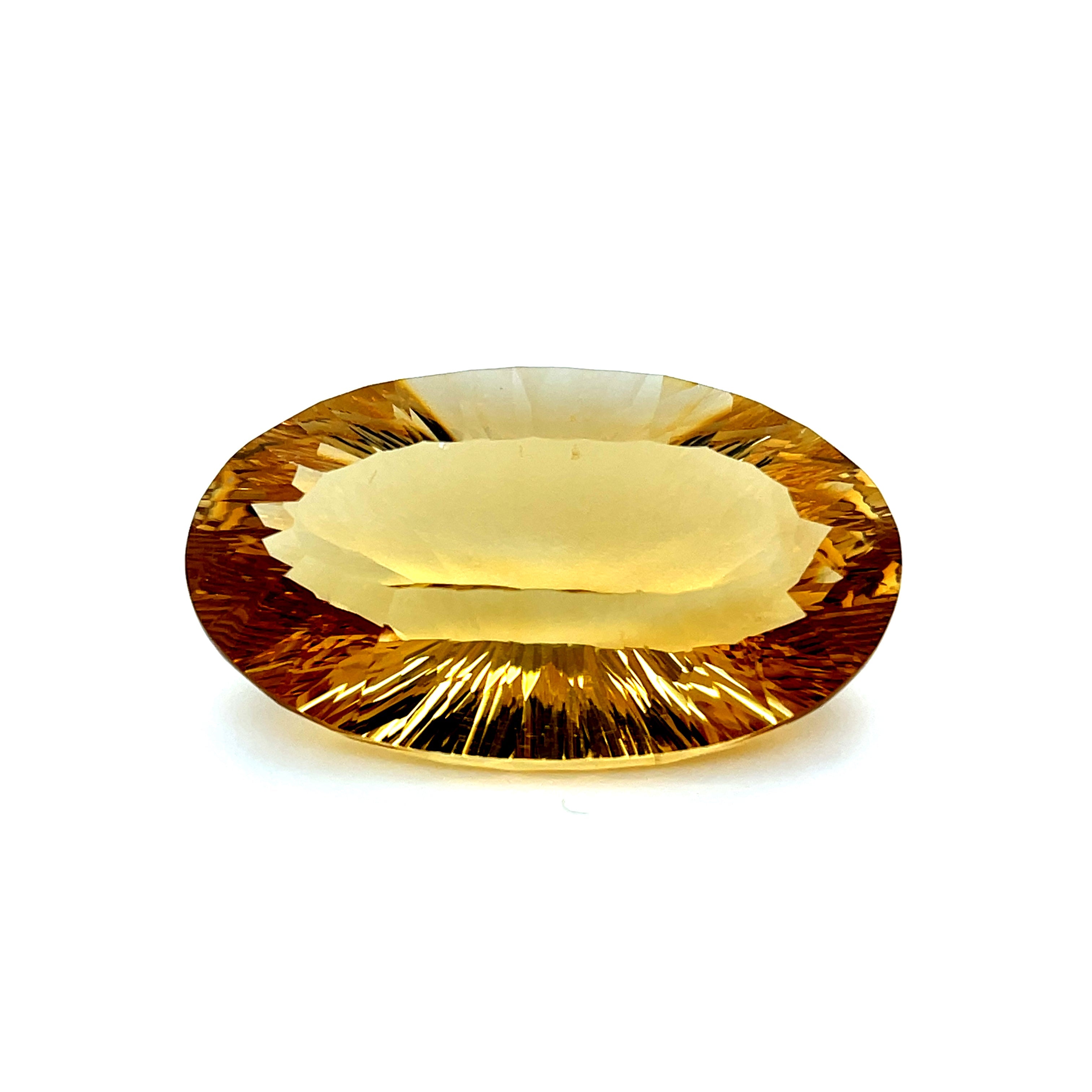 Natural Citrine 73.30 ct – Oval Cut, Heated, ČGL Certified
