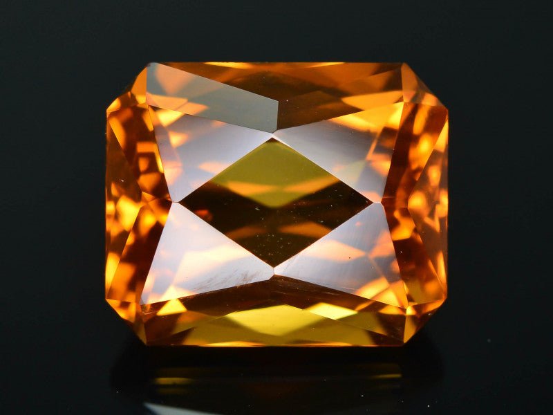 Natural Citrine 7.41 ct – Octagon Cut, Heated