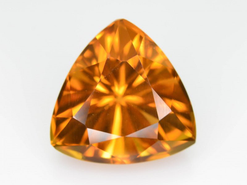 Natural Citrine 8.30 ct – Trillion Cut, Heated