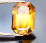Natural Citrine 9.80 ct – Octagonal Cut, Heated
