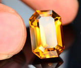 Natural Citrine 9.80 ct – Octagonal Cut, Heated