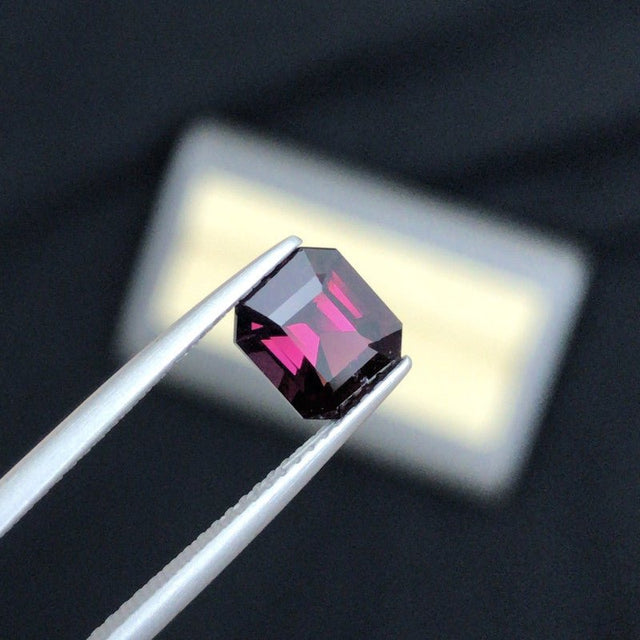 Natural Dark Pink Spinel 1.81 ct – Octagonal Cut, Untreated, Sri Lanka