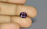 Natural Deep Purple Spinel 2.26 ct – Oval Cut, Untreated, IGI Certified