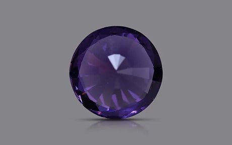 Natural Deep Purple Spinel 4.85 ct – Round Cut, Untreated, GRS Certified