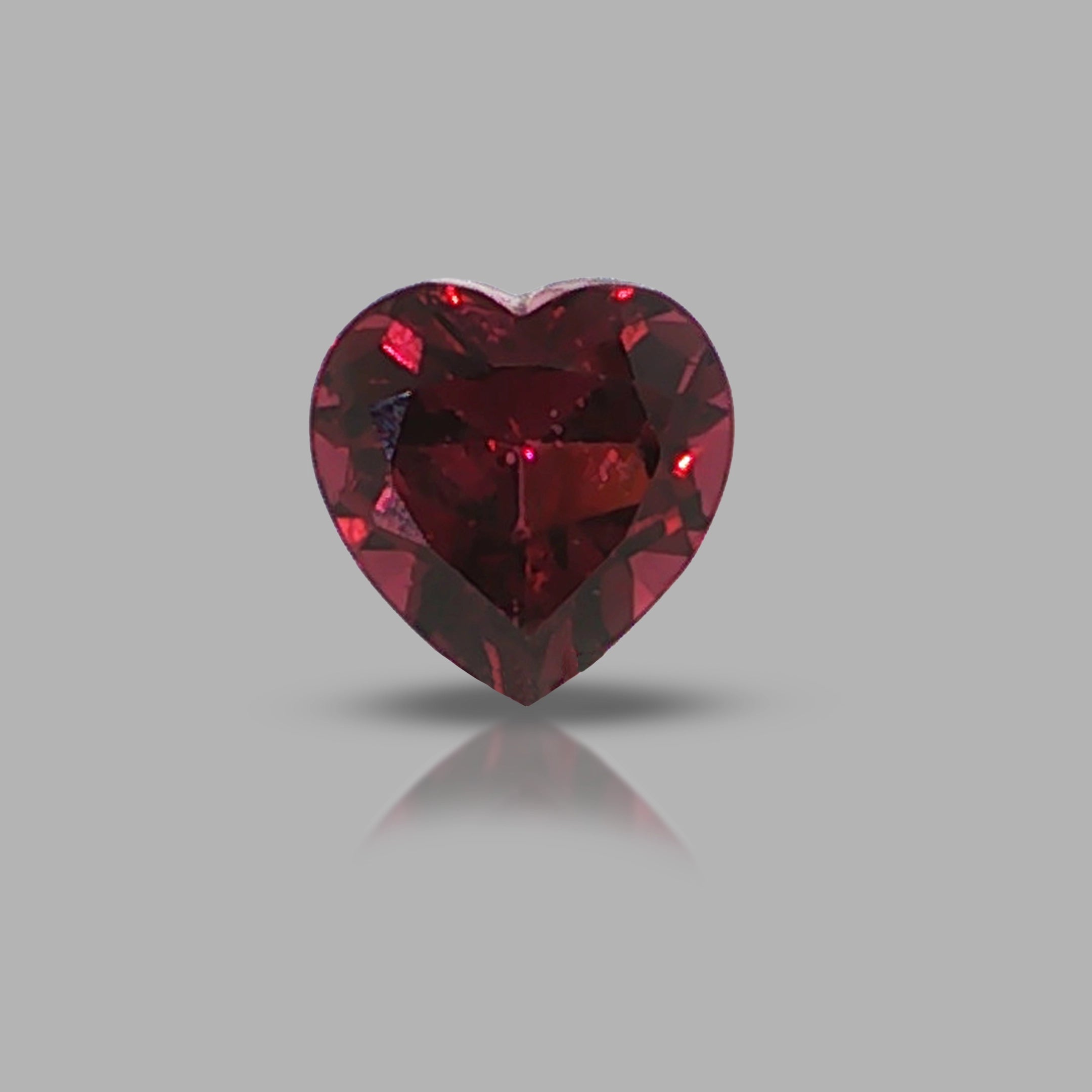 Natural Almandine Garnet 1.73 ct – Heart Cut, Untreated