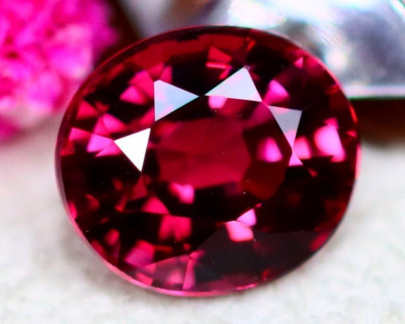 Natural Garnet 2.40 ct – Oval Cut, Untreated, Africa