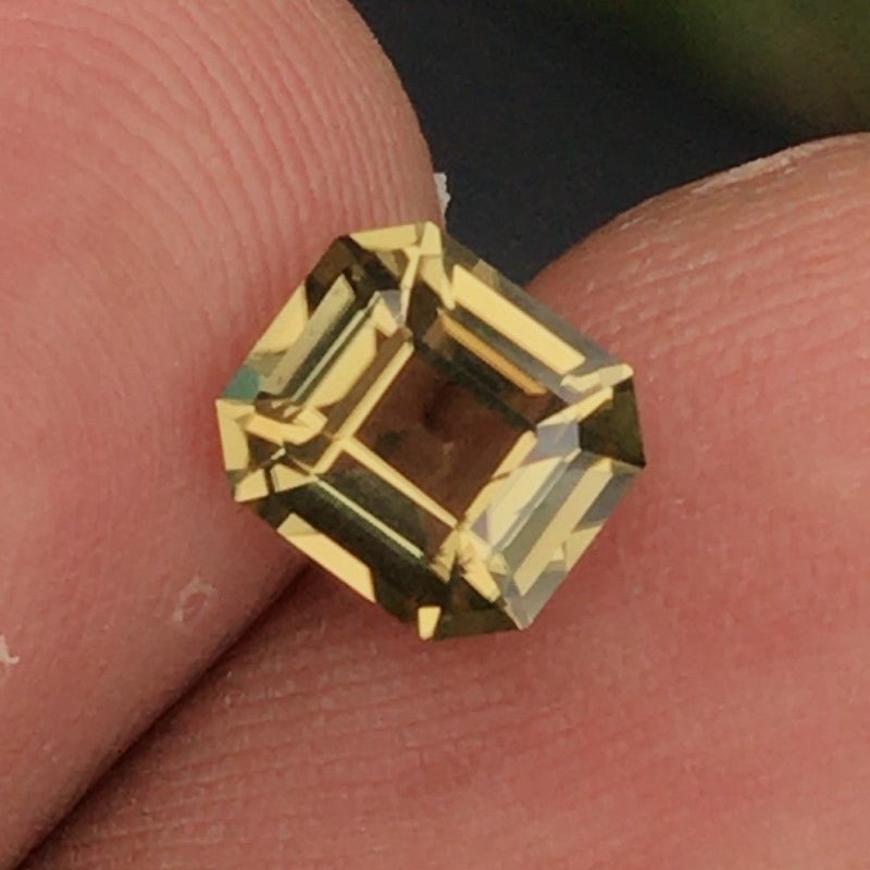 Natural Greenish Yellow Zircon 1.75 ct – Octagonal Cut, Untreated