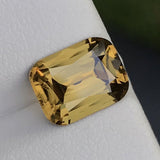 Natural Greenish Yellow Zircon 3.20 ct – Cushion Cut, Untreated, Sri Lanka