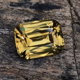 Natural Greenish Yellow Zircon 3.20 ct – Cushion Cut, Untreated, Sri Lanka