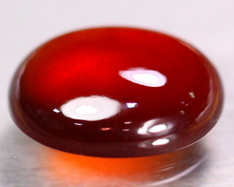 Natural Hessonite Garnet 12.09 ct – Oval Cut, Untreated