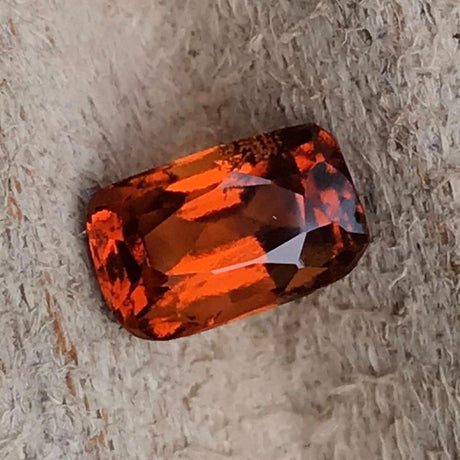 Natural Hessonite Garnet 1.31 ct – Cushion Cut, Untreated