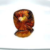 Natural Honey Citrine 26.81 ct – Cushion Honeycomb Cut, Untreated