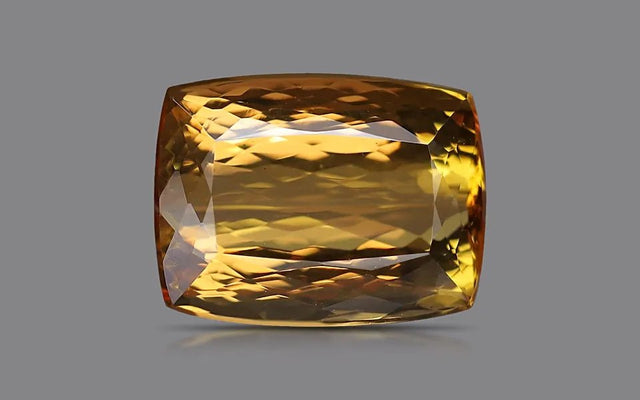 Natural Imperial Topaz 12.40 ct – Cushion Cut, Untreated, IGI Certified