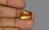 Natural Imperial Topaz 12.40 ct – Cushion Cut, Untreated, IGI Certified