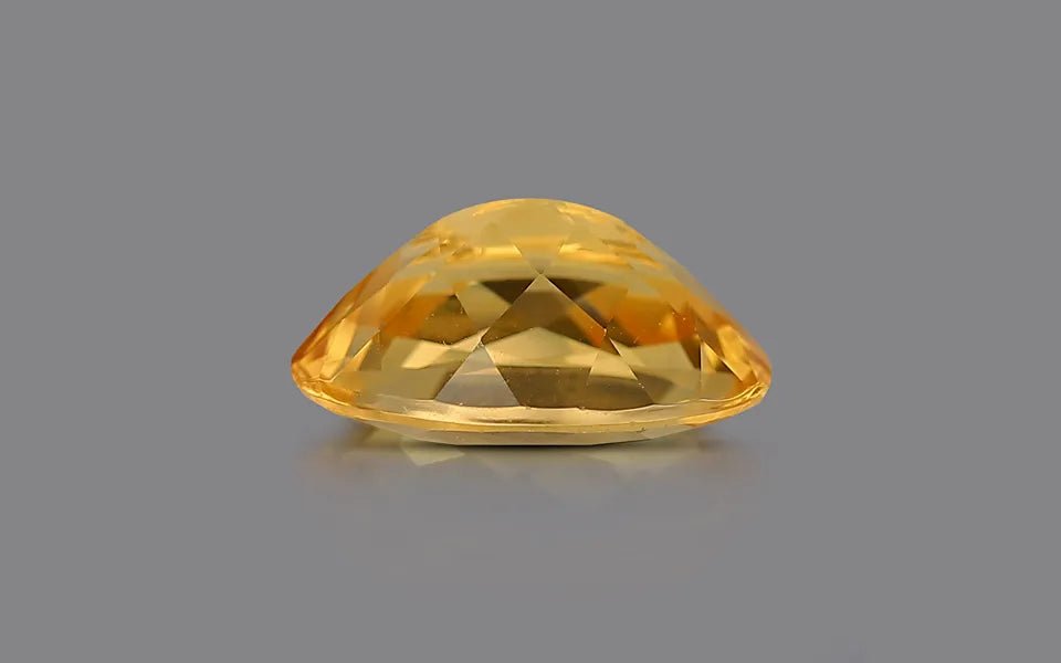 Natural Imperial Topaz 3.60 ct – Oval Cut, Untreated, IGI Certified