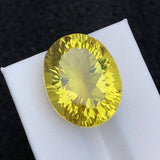 Natural Lemon Quartz 28.15 ct – Oval Cut, Untreated