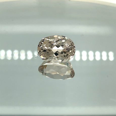 Natural Morganite 10.24 ct – Oval Cut, Unheated