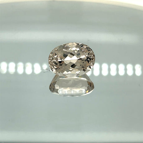 Natural Morganite 10.24 ct – Oval Cut, Unheated