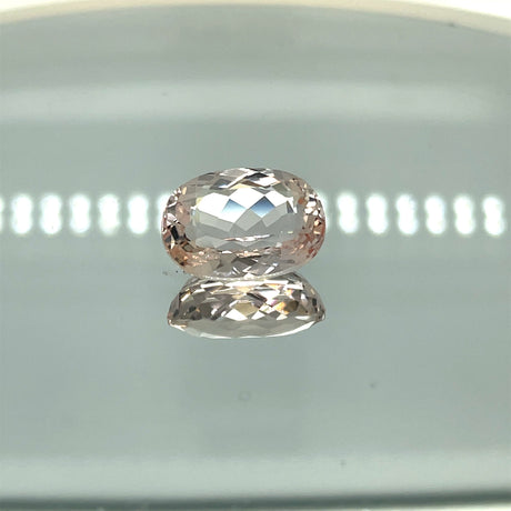 Natural Morganite 10.81 ct – Oval Cut, Unheated