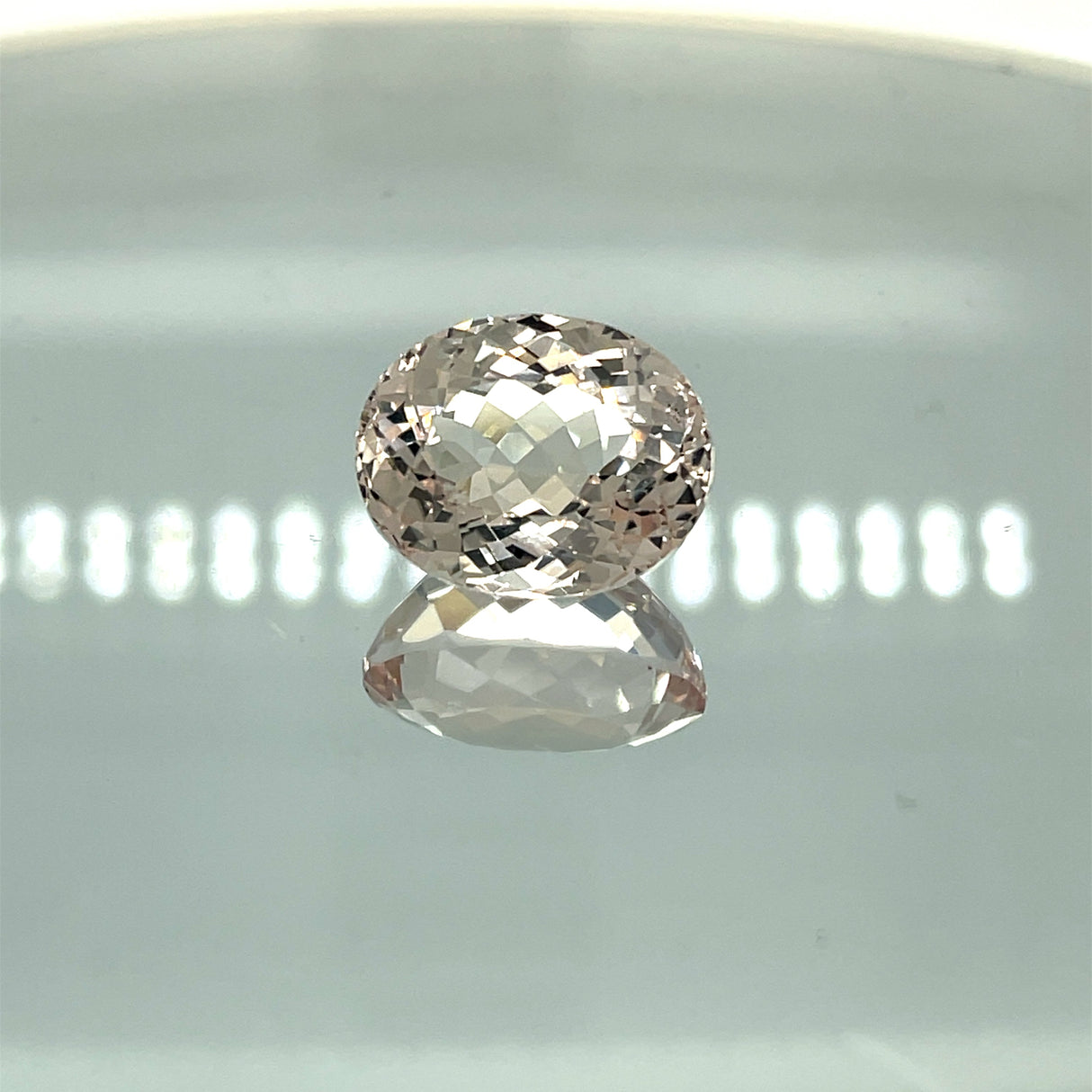 Natural Morganite 12.27 ct – Oval Cut, Unheated